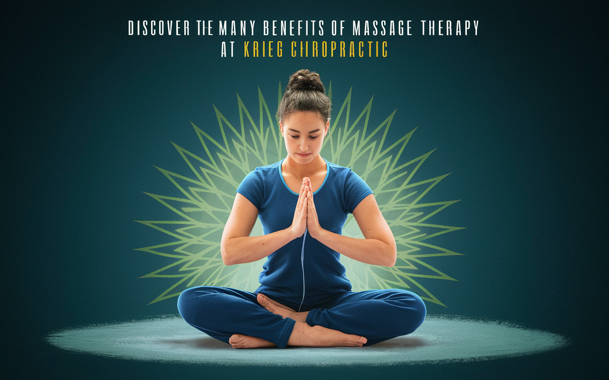 Discover the various massage therapy types and benefits offered at Krieg Chiropractic Center. Our experienced therapists provide personalized treatments for pain relief, relaxation, and overall wellness.